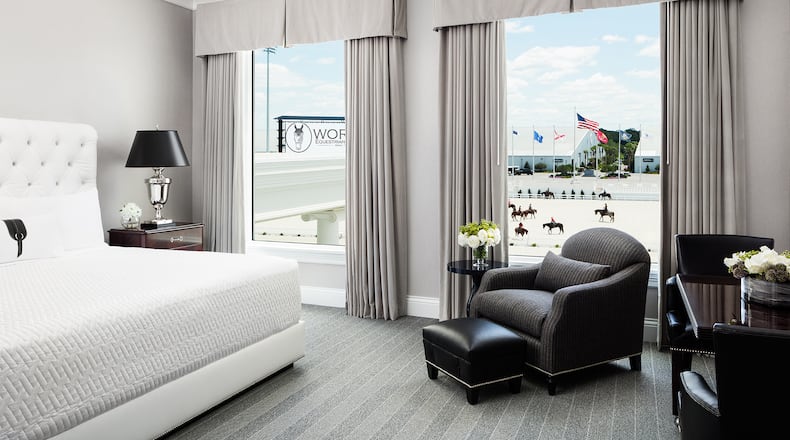 Guests staying at The Equestrian Hotel get front row seats to all the action at the World Equestrian Center Grand Arena.
(Courtesy of Ethan Tweedie Photography)