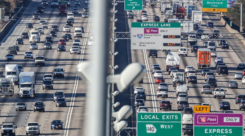 Traffic volume, minor accidents and even roadwork are contributing to long travel times around town on the eve of Thanksgiving.