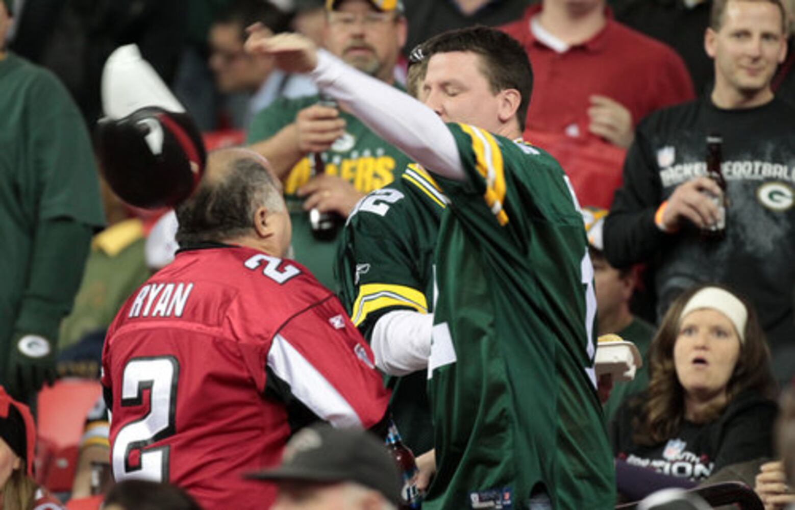Fans fired up for Falcons playoff game