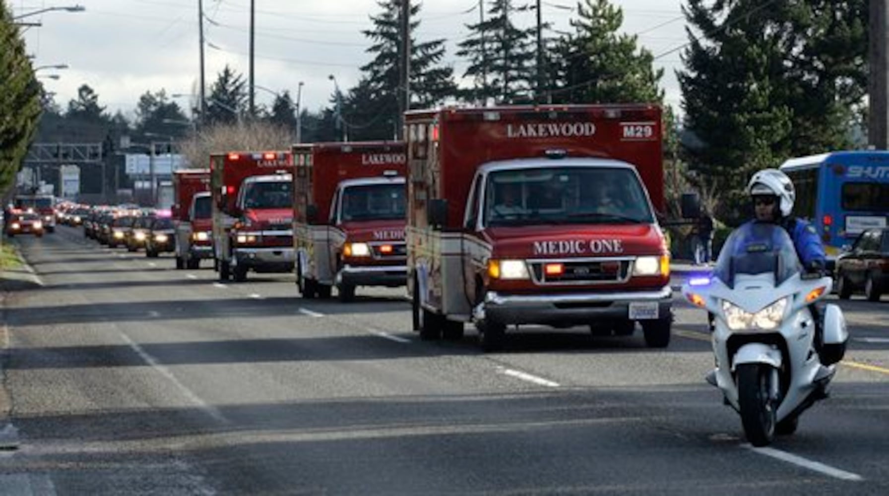 Tacoma police shooting funeral