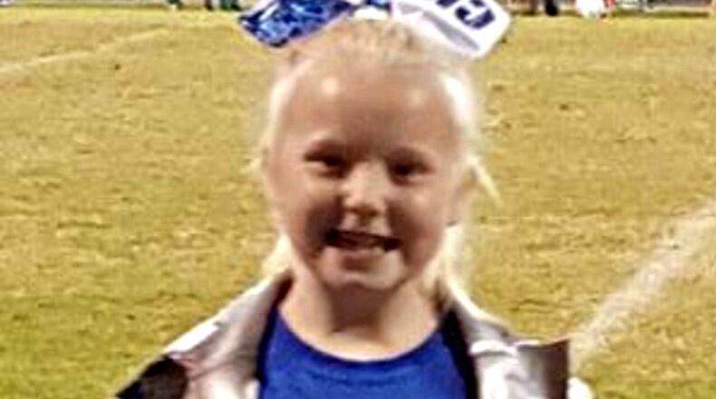 Gabby Doolin at football game