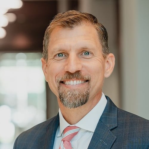 Mason Ailstock in July 2026 stepped down as president and CEO of the Rowen Foundation to take a position as president of the Centurion Foundation. (Courtesy of Mason Ailstock)