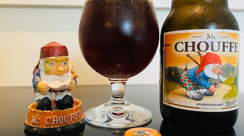 Get an early start on holiday merrymaking with a glass of Mc Chouffe. Bob Townsend for The Atlanta Journal-Constitution