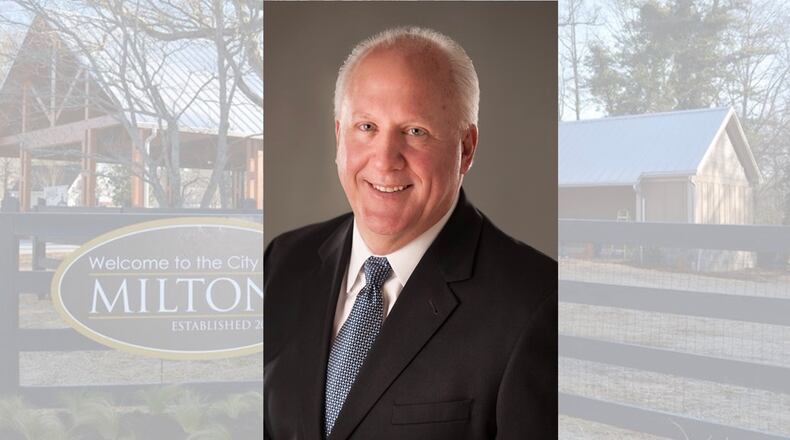 The Milton City Council recently selected Councilmember Paul Moore to serve as Mayor Pro Tempore for 2023. COURTESY CITY OF MILTON