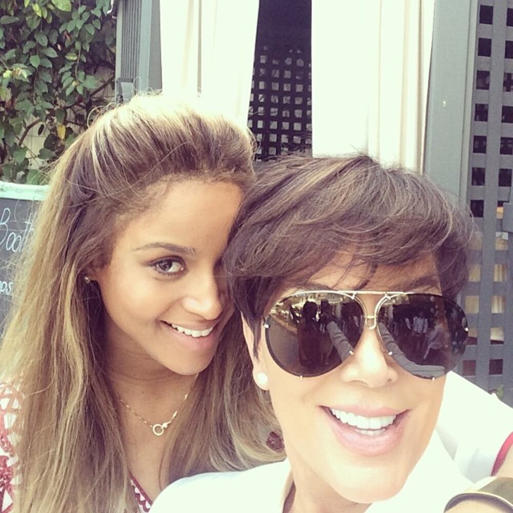 @ciara what a fun afternoon at your Baby Shower!!!! #youwonallthebabygames -- @kriskardashian