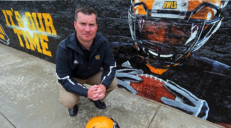 Coach Brian Bohannon will lead the Kennesaw State football team when they open play in 2015.