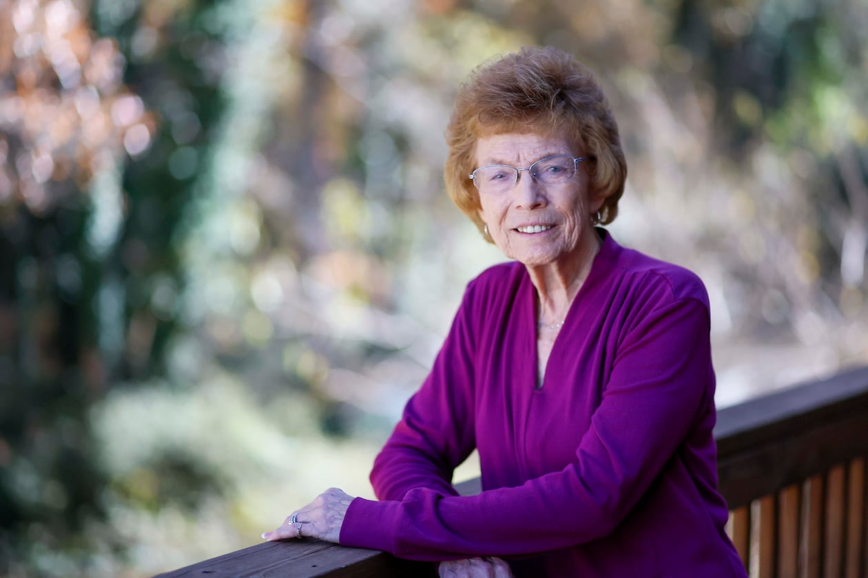 Marie George Myers, a resident of Lawrenceville, took over some of her older brother's paper routes in the early '60s, before girls were allowed to deliver the Atlanta Journal. (Miguel Martinez/AJC)