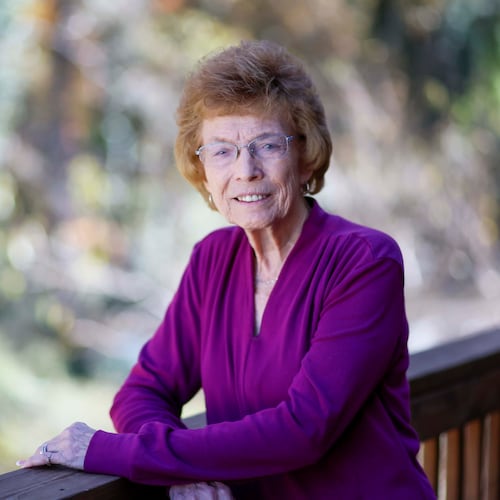 Marie George Myers, a resident of Lawrenceville, took over some of her older brother's paper routes in the early '60s, before girls were allowed to deliver the Atlanta Journal. (Miguel Martinez/AJC)