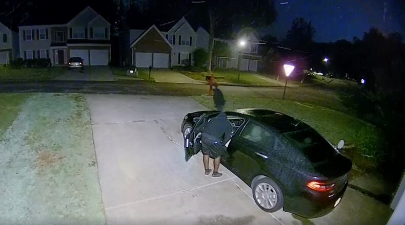 Duluth Police are warning residents to lock their cars. (Ring photo courtesy of Duluth Police Department)