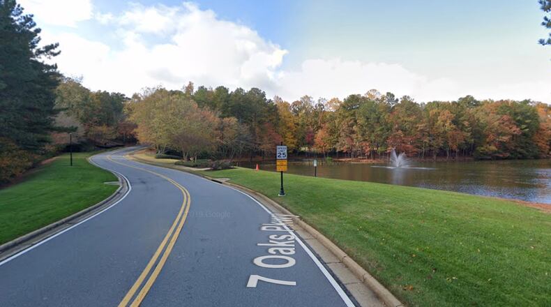 To bring the Seven Oaks subdivision dam into compliance with EPD regulations, Johns Creek recently approved two new contracts for the dam repair. (Google Maps)