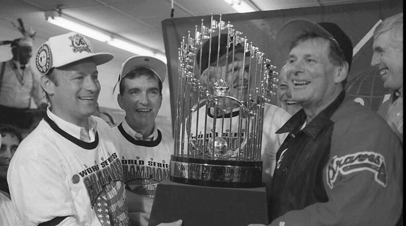 How long has it been since an Atlanta team won it all? It was so long ago photographers used film in cameras -- black and white film. (AJC photo/David Tulis)
