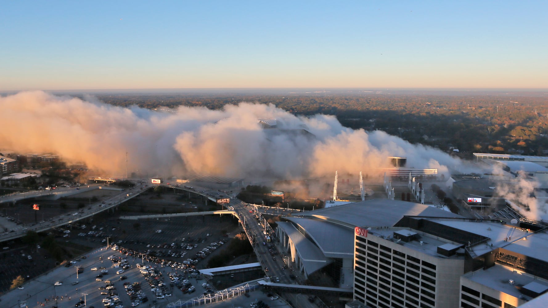 Georgia Dome implosion