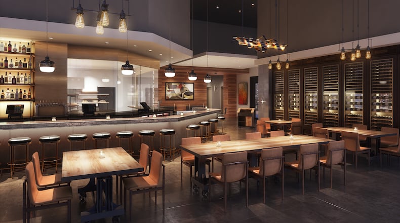 A rendering of the interior of Reverence restaurant inside Epicurean Atlanta hotel. / Courtesy of Epicurean Atlanta