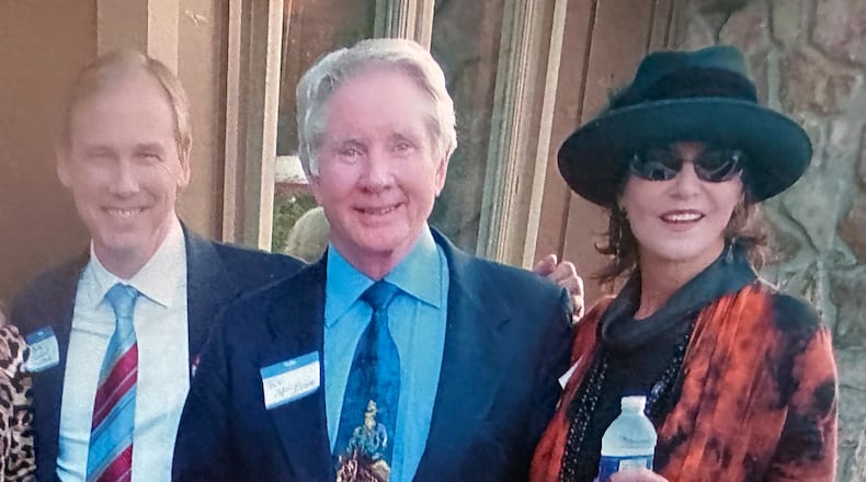 Dale Cardwell (left) with his friends Tex and Diane McIver in 2012. He just released a "Deadly Fortune," a new podcast exploring the motives behind the death of Diane McIver. (Courtesy)