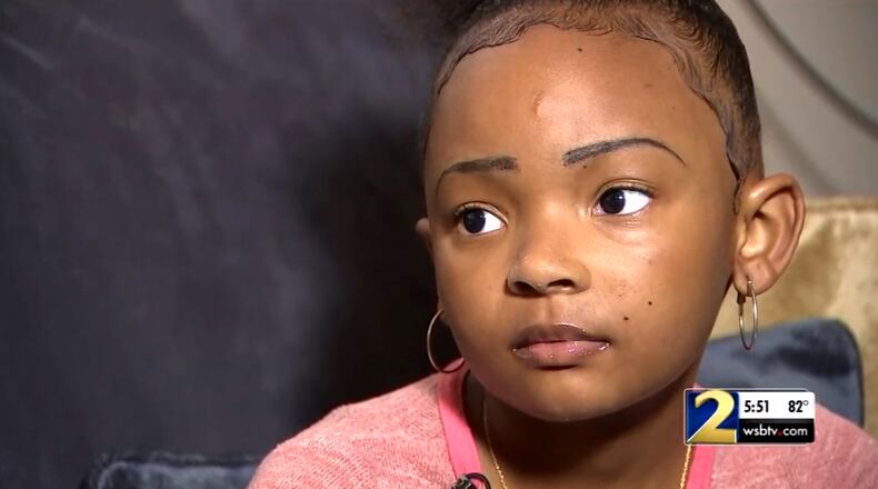 LaDerihanna Holmes, 9, is out of the hospital and doing rehab after a car rammed into her while she played her front yard with one of her friends.