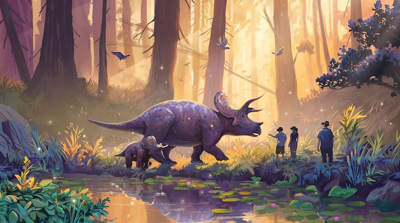 "Life Chronicles," the new VR experience at Eclipso Atlanta, features 3.5 billion years of evolutionary biological history including the time of the dinosaurs. ECLIPSO