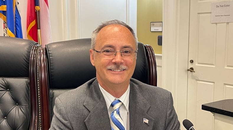 Tod Warner, a member of Snellville City Council, has donated $100 each month of his city salary to a nonprofit that helps feed the hungry. (Tyler Wilkins / tyler.wilkins@ajc.com)