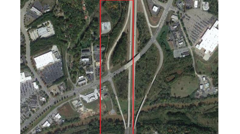 The southbound right lane and shoulder of I-575 at Riverstone Parkway in Canton will be closed during daytime hours July 7-10 for bridge repairs. GEORGIA DEPARTMENT OF TRANSPORTATION