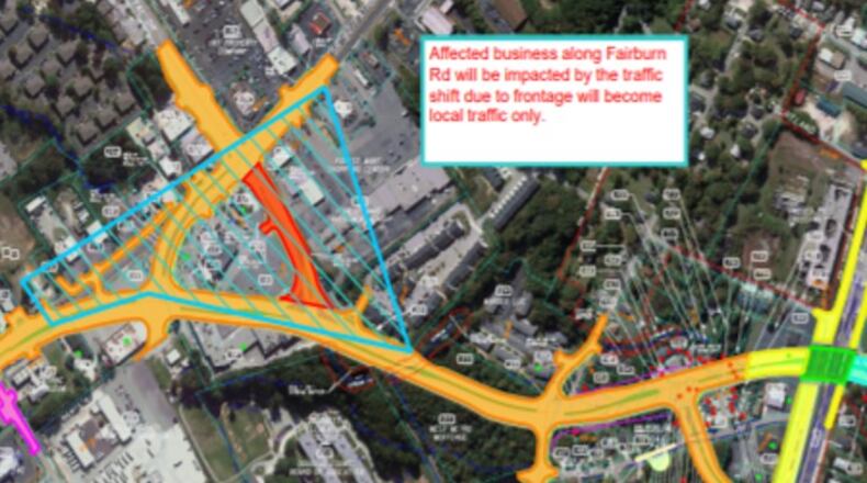 A traffic shift is taking place onto Ga. 92's new, widened alignment in Douglasville. (Courtesy of Georgia Department of Transportation)