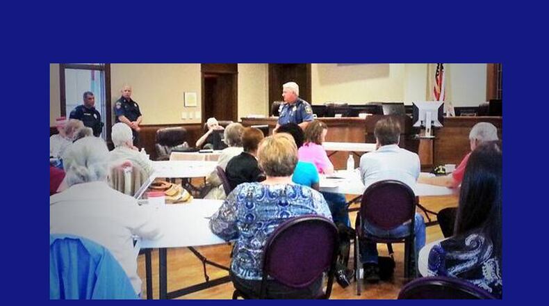 Residents participate in the Woodstock Citizens’ Public Safety Academy to learn about the jobs of city police and firefighters. Woodstock is taking applications for the fall session, Aug. 30-Nov. 8. CITY OF WOODSTOCK