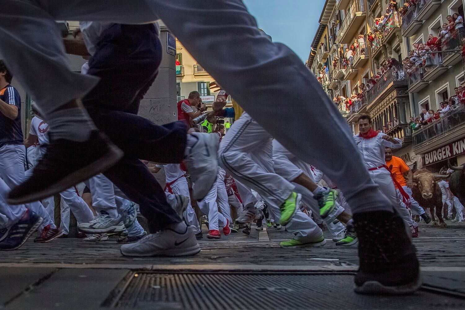 Spain running of the bulls