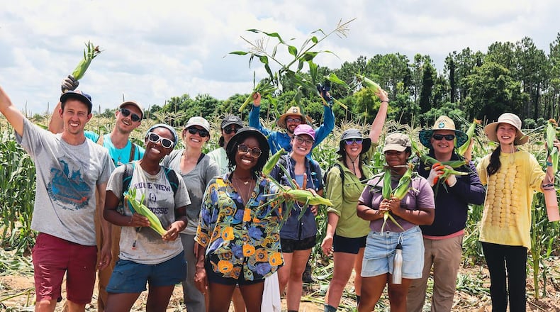 Volunteers are needed to help Atlanta-based Concrete Jungle in many ways with its orchard and farm. Once again, a group of volunteers is headed to south Georgia on June 25 to harvest corn for those in need. (Courtesy of Concrete Jungle)