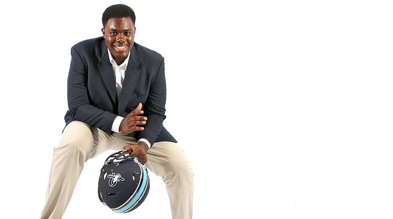 Andrew Thomas was an AJC Super 11 selection in 2016 after leading Pace Academy to its first football state championship as a junior. Thomas was the fourth overall pick in the 2020 NFL Draft. Other 2016 Super 11 picks who were drafted last week were Jake Fromm of Houston  County and Deejay Dallas of Glynn Academy.