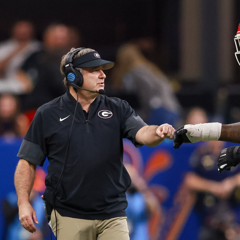Defensive lineman Elijah Griffin was a 5-star recruit of Georgia head coach Kirby Smart's. (Jason Getz/AJC)