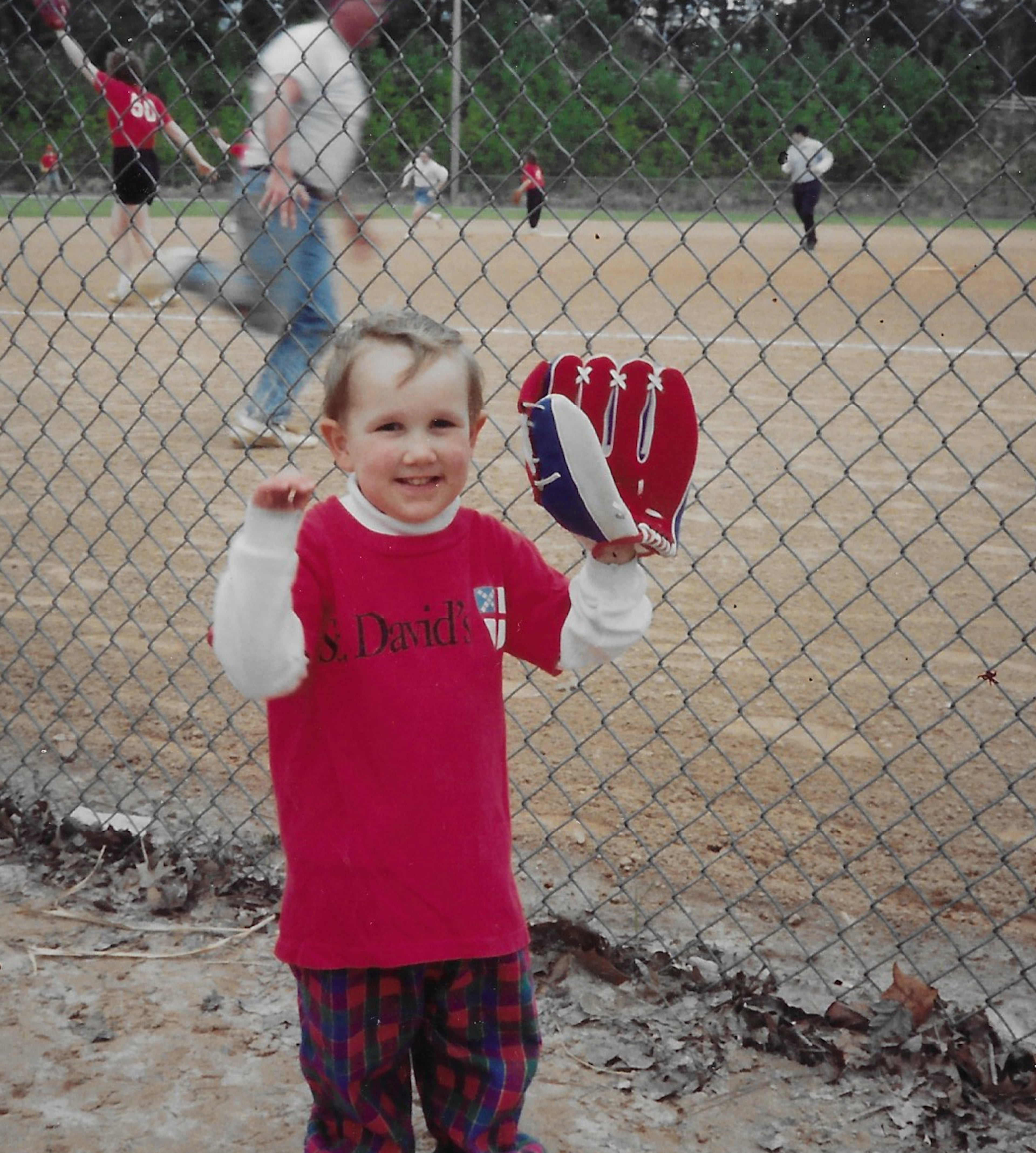 At a church softball game, according to his mother, Walker said he wanted to be the "coacher." (Courtesy)