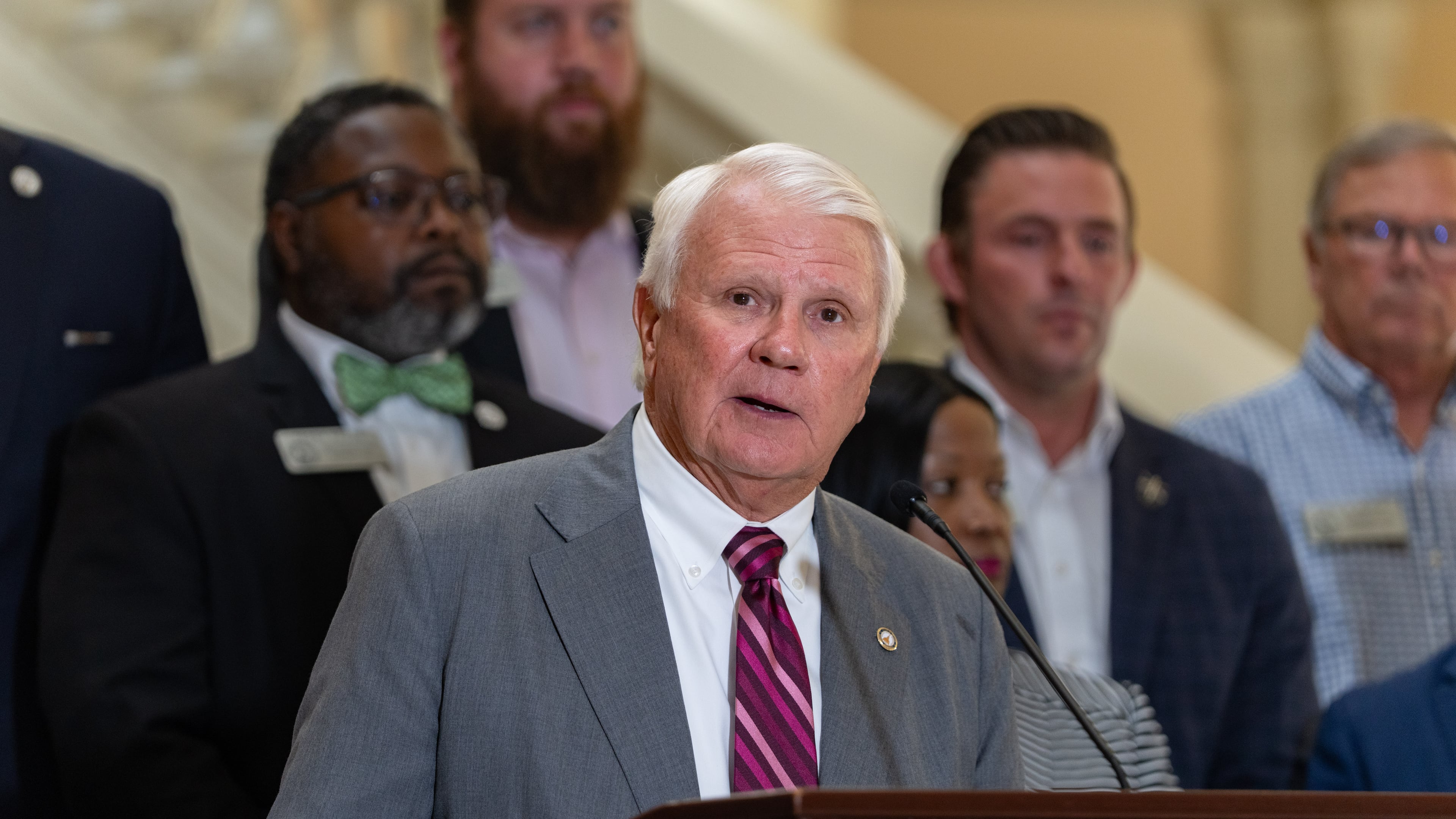 Georgia House Speaker Jon Burns, R-Newington, was elected to his post in 2022. He first took office in 2005. (Ben Hendren for the AJC)