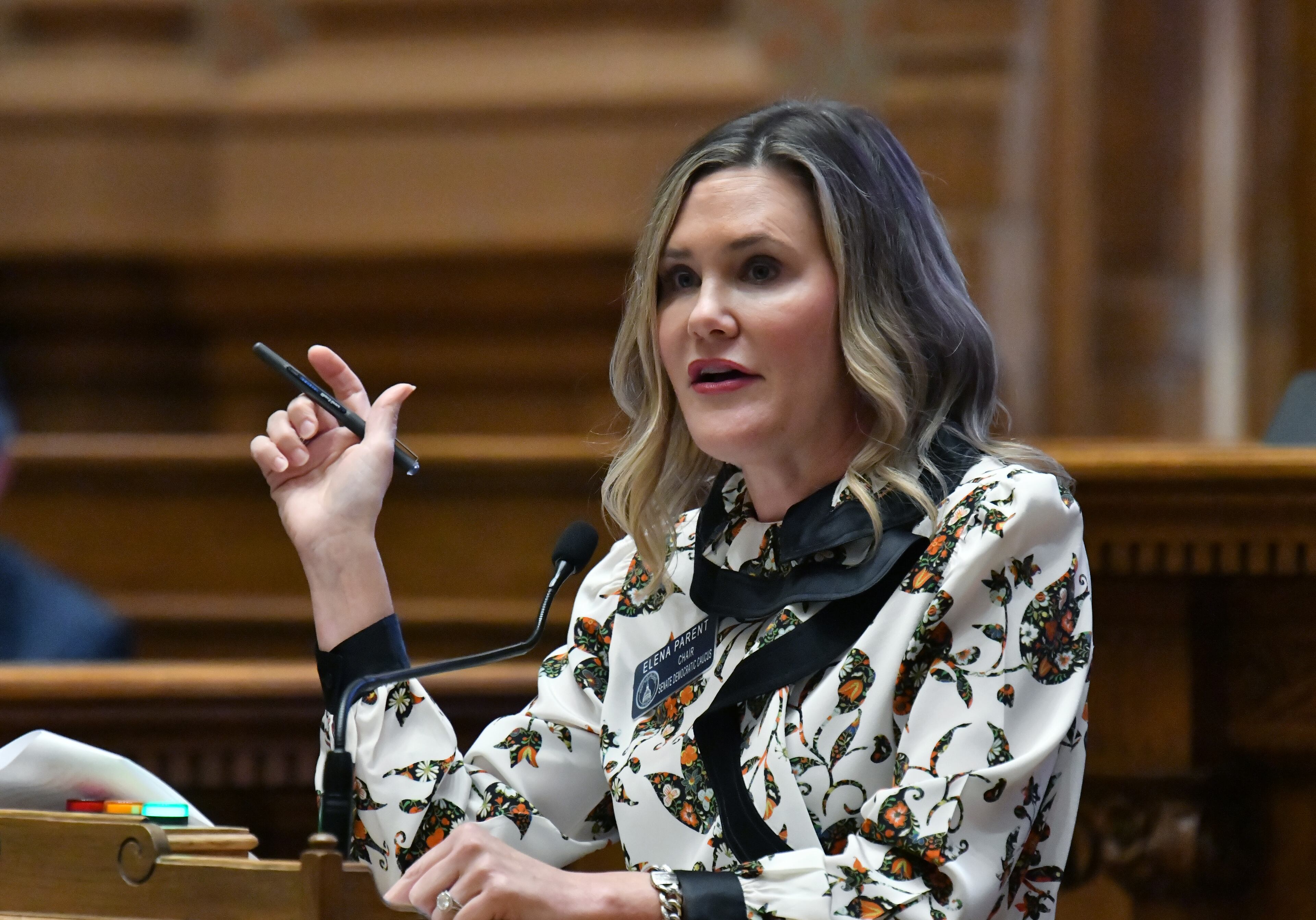 State Sen. Elena Parent, D-Atlanta, is interested in the use of hand-marked paper ballots.