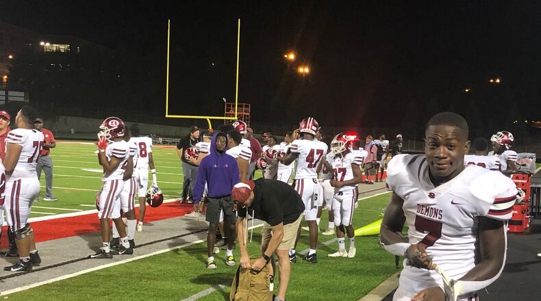Warner Robins' Malcolm Brown (7) is a preseason all-state selection in 2022.