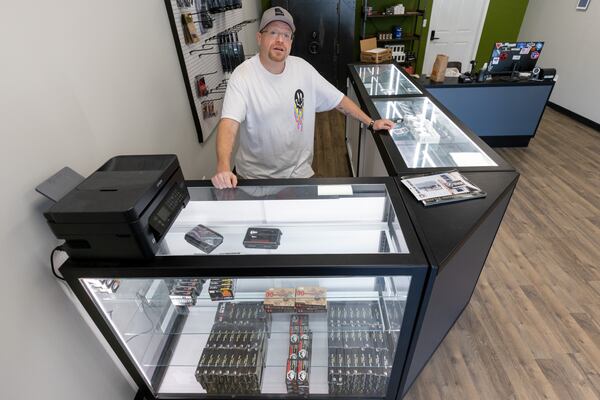 John Waldren says he's “still very Second Amendment," even though he closed his gun store in Duluth out of concern about gun violence. "I just don’t want to sell things when you can buy something with me, then you can go somewhere and they tell you that you can’t bring your gun in,” he said. “So you leave it in the car. And then it can get stolen and end up in the hands of criminals who use that gun to commit crimes.” (Steve Schaefer/steve.schaefer@ajc.com)