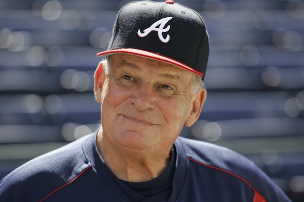 No one did it like late Braves manager Bobby Cox. (Ed Reinke/AP 2005)