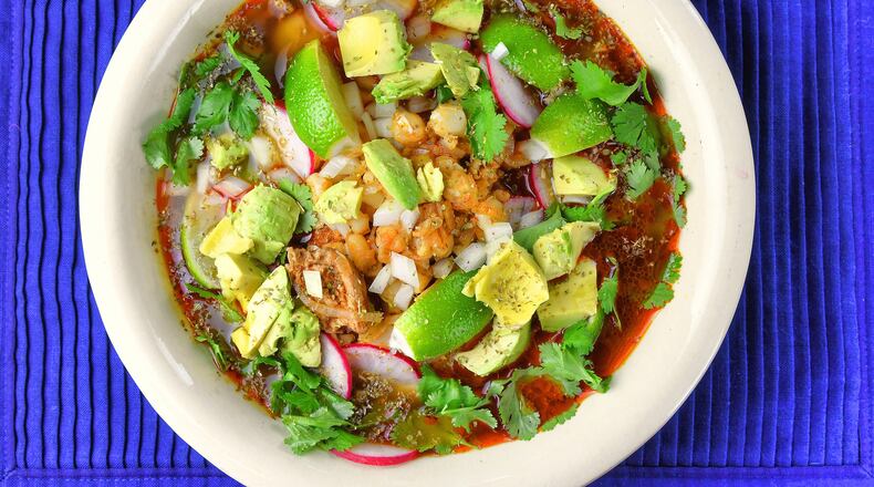 Quick chicken pozole is great for weeknights. Chris Hunt for The Atlanta Journal-Constitution