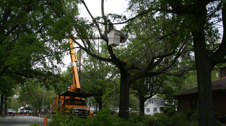 The Lawrenceville City Council voted recently to renew an annual contract for tree trimming services to prevent damage to the city’s electrical power lines. File Photo