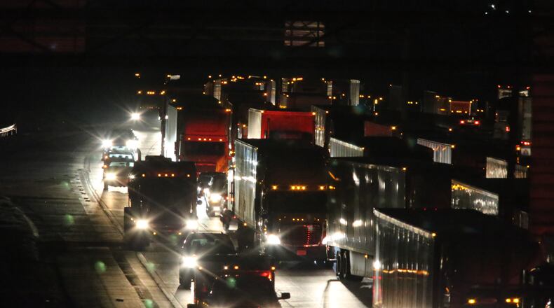 A fatal wreck shut down I-285 S Thursday morning.