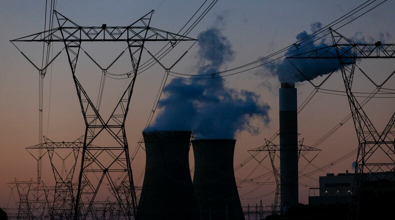 Plant Bowen is a coal-fired Georgia Power plant, in Euharlee, on Oct. 19, 2022. (Kendrick Brinson/The New York Times)