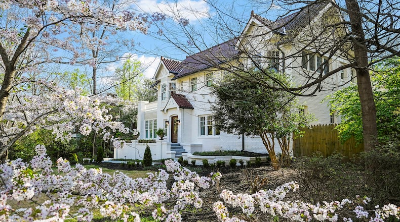 This stately Springdale Road home is one of eight residences and two gardens on the Historic Druid Hills Home & Garden Tour this year, But all the houses typically boast gorgeous landscaping even when their gardens are not officially on the tour.
(Courtesy of the Druid Hills Civic Association / Jack Meyer)