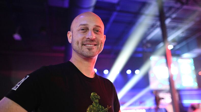 Joshua Baer, the founder and CEO of Capital Factory, poses for a photo at the Force Con event, May 29, 2022, in San Antonio, Texas. (Billy Calzada/The San Antonio Express-News via AP)