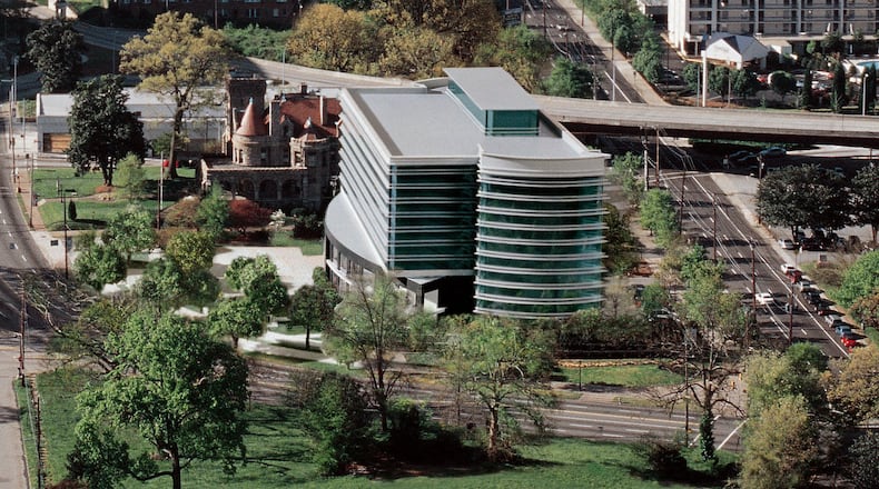 A rendering of Equifax’s headquarters in Midtown Atlanta.