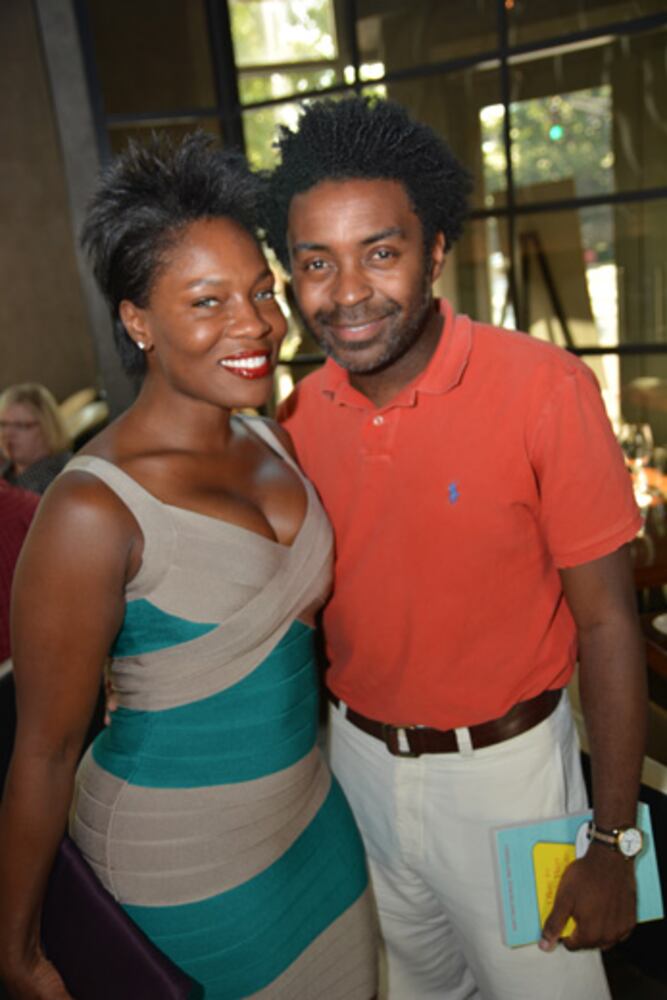 Andrea Syrtash and Jeff Wilser book signing at STK Atlanta