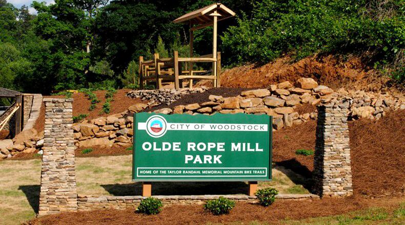 Split rail fencing, a new footbridge and two AED units are among the safety features to be installed at Olde Rope Mill Park in Woodstock, at a cost of $32,640. CITY OF WOODSTOCK