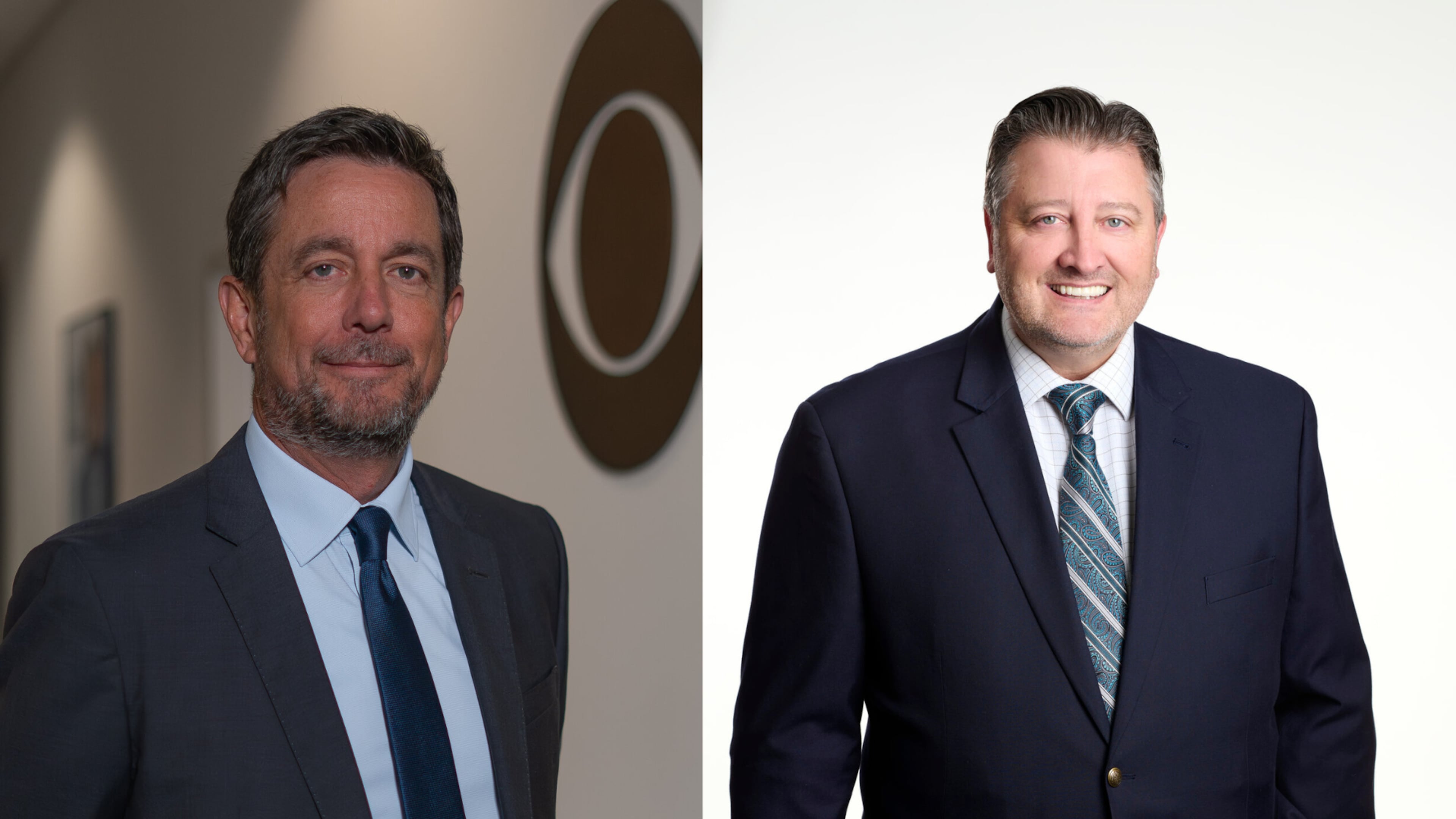 Tom Canedo (left) and Shawn Hoder are among the senior executives tapped to lead CBS Atlanta. (Courtesy of CBS Atlanta)