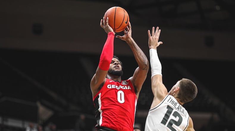 Georgia's Jailyn Ingram scored 14 Wednesday. (Photo from UGA Athletics)