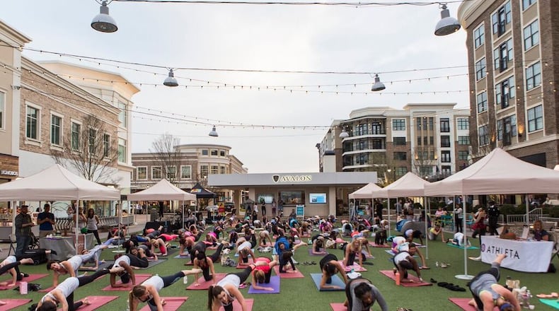Avalon in Alpharetta is offering free yoga and barre classes along with a weekly run club now through October.