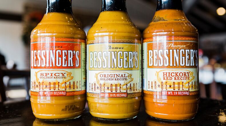 Original golden barbecue sauce from Bessinger’s. Courtesy of Aleece Sophia Kingsley-Taylor