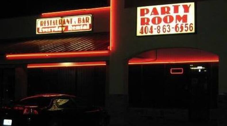 Police said a man was shot outside Partyroom on Memorial Drive in Stone Mountain early Friday morning.