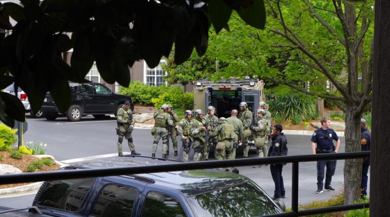 A domestic dispute led to a stabbing which led to a SWAT standoff Saturday morning in northeast Atlanta. The victim is in stable condition suffering from a stab wound to the chest, according to police.