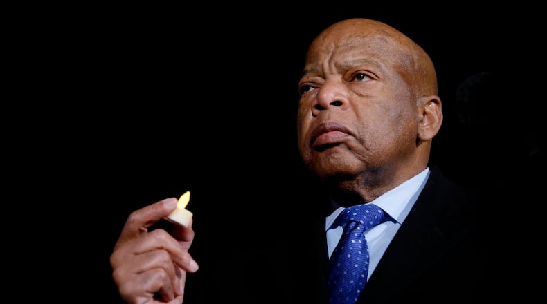 Democrats are renewing their push to enact their marquee voting bill, the John Lewis Voting Rights Act, pledging to make it the first order of business when the Senate returns in the fall even though they don’t have a clear strategy for overcoming steadfast Republican opposition. (Olivier Douliery/Abaca Press/TNS)